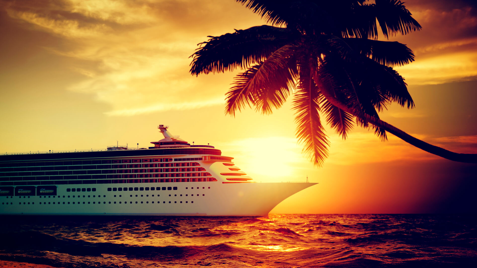 cruise-ship-at-sunset-iStock-490663488